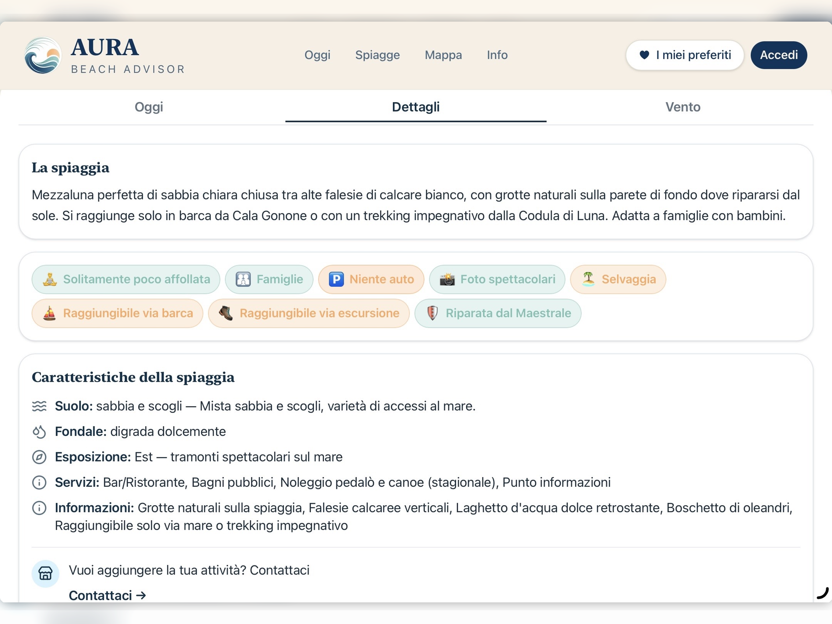 Aura Beach Advisor