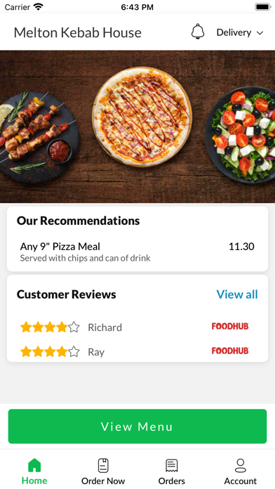 Melton Kebab House. Screenshot