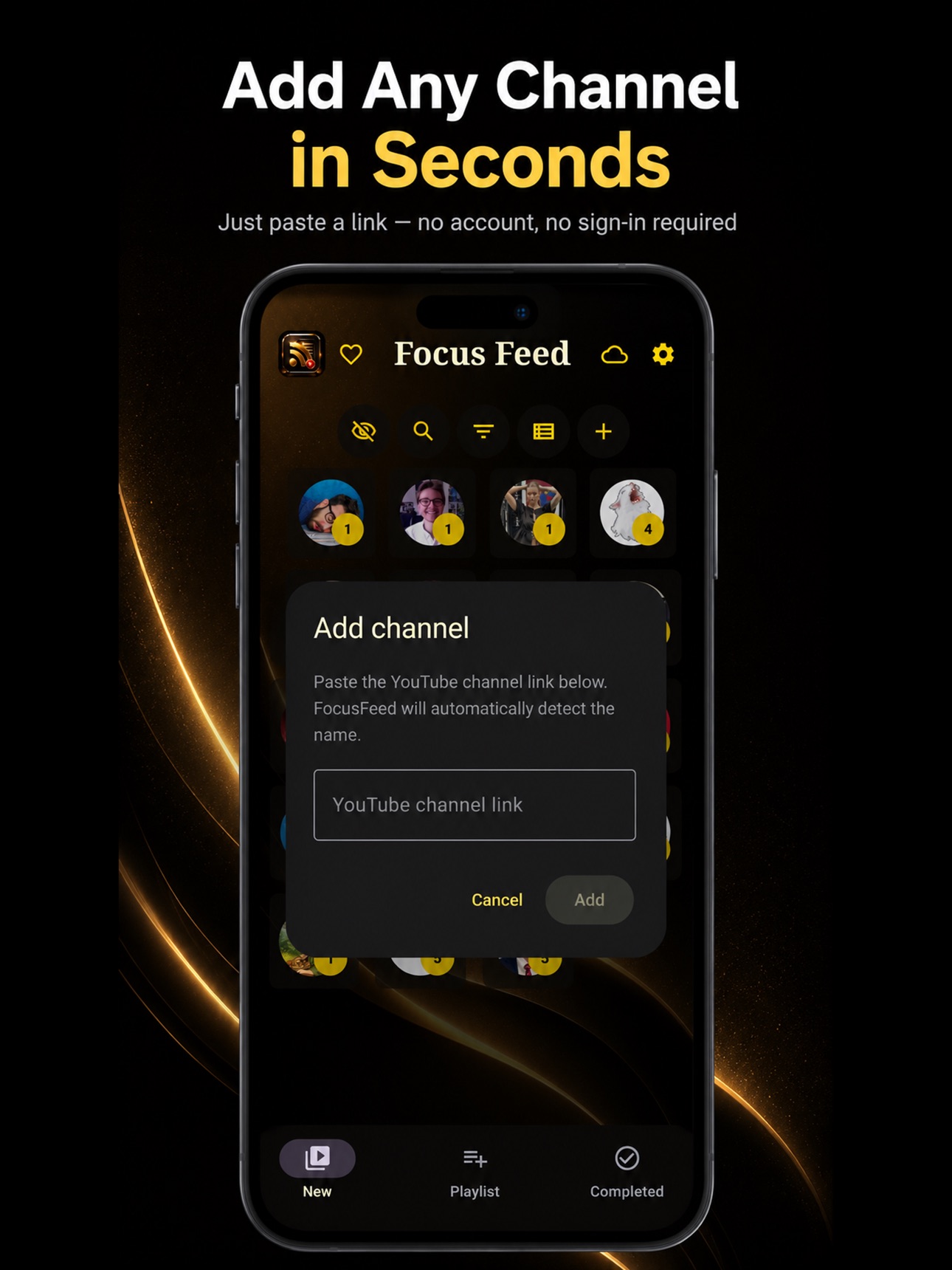 Screenshot 8 of Focus Feed: Tube RSS Player