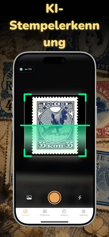 Briefmarken-ID Sammlung‑App screenshot 2