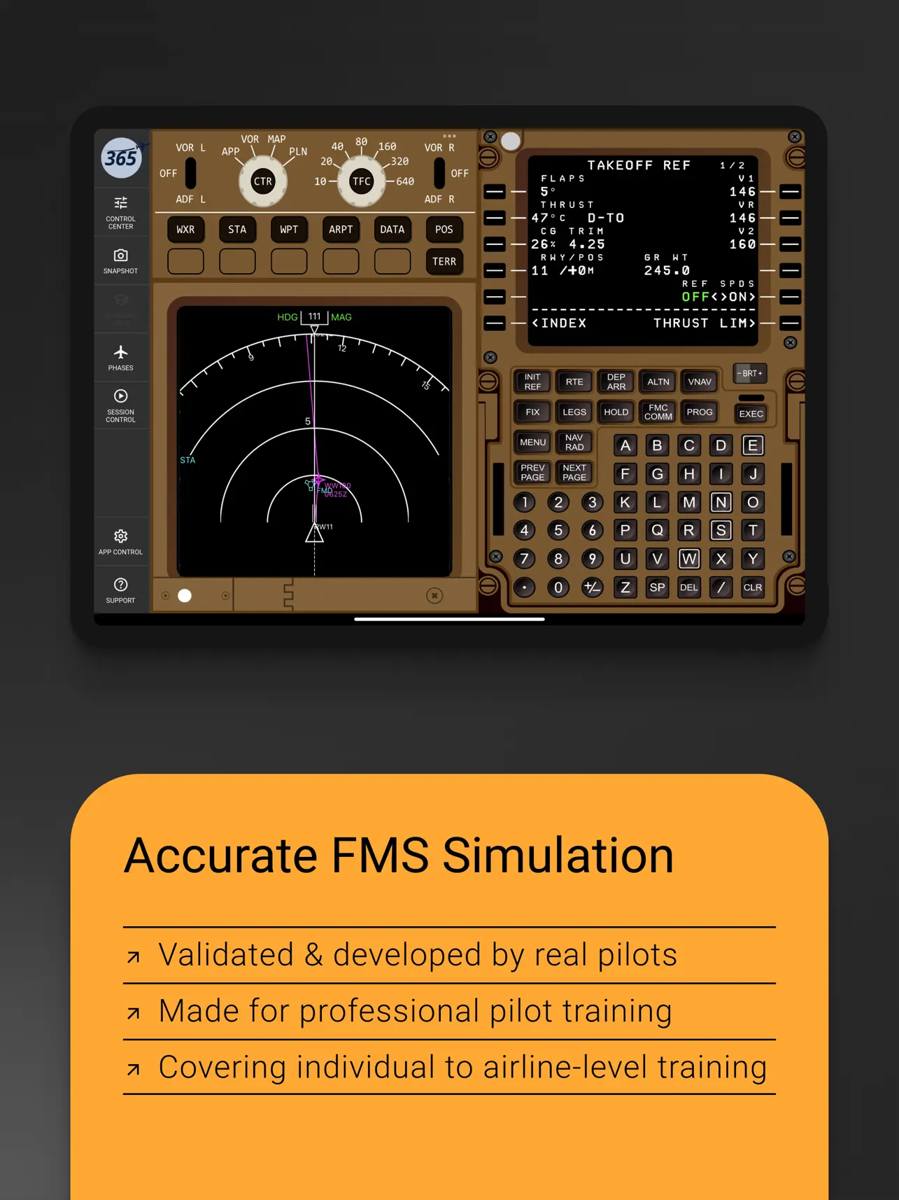 Screenshot #5 pour B747 FMS Trainer PRO