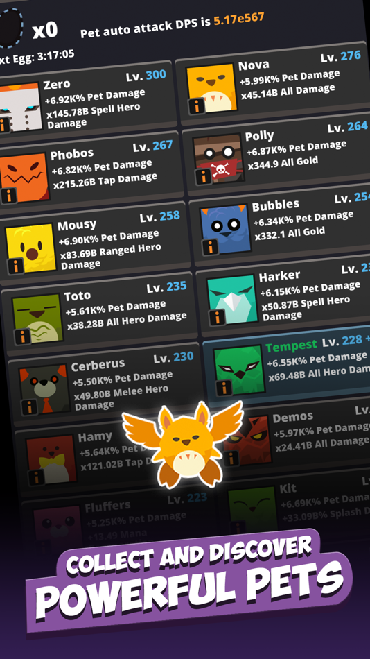 #5. Tap Titans 2 - Hero Legends (iOS) Podle: Game Hive Corp.