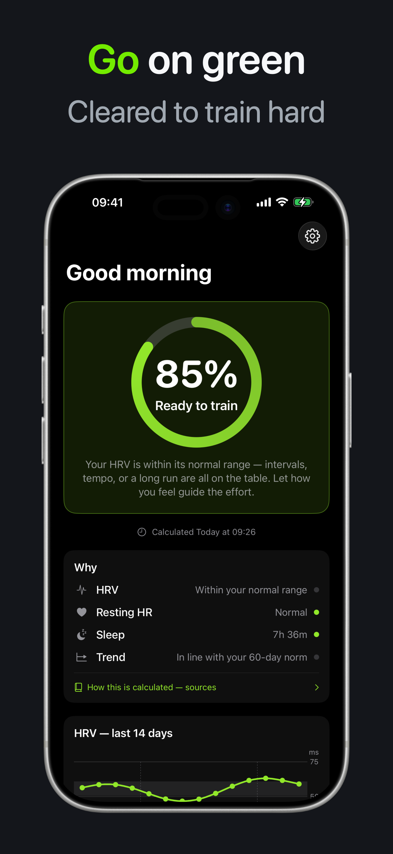 Ready2Run: HRV Recovery screenshot 2