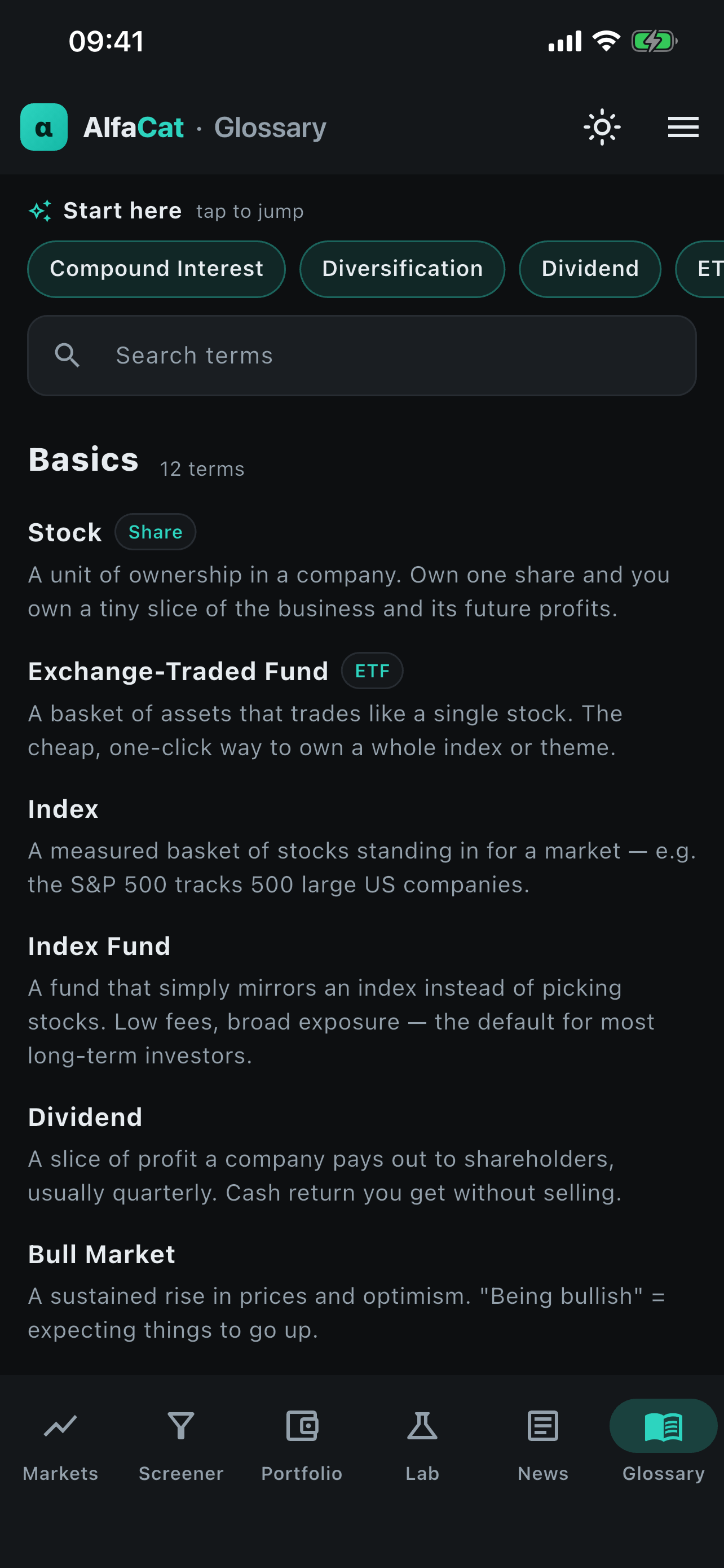 AlfaCat Stocks screenshot 6