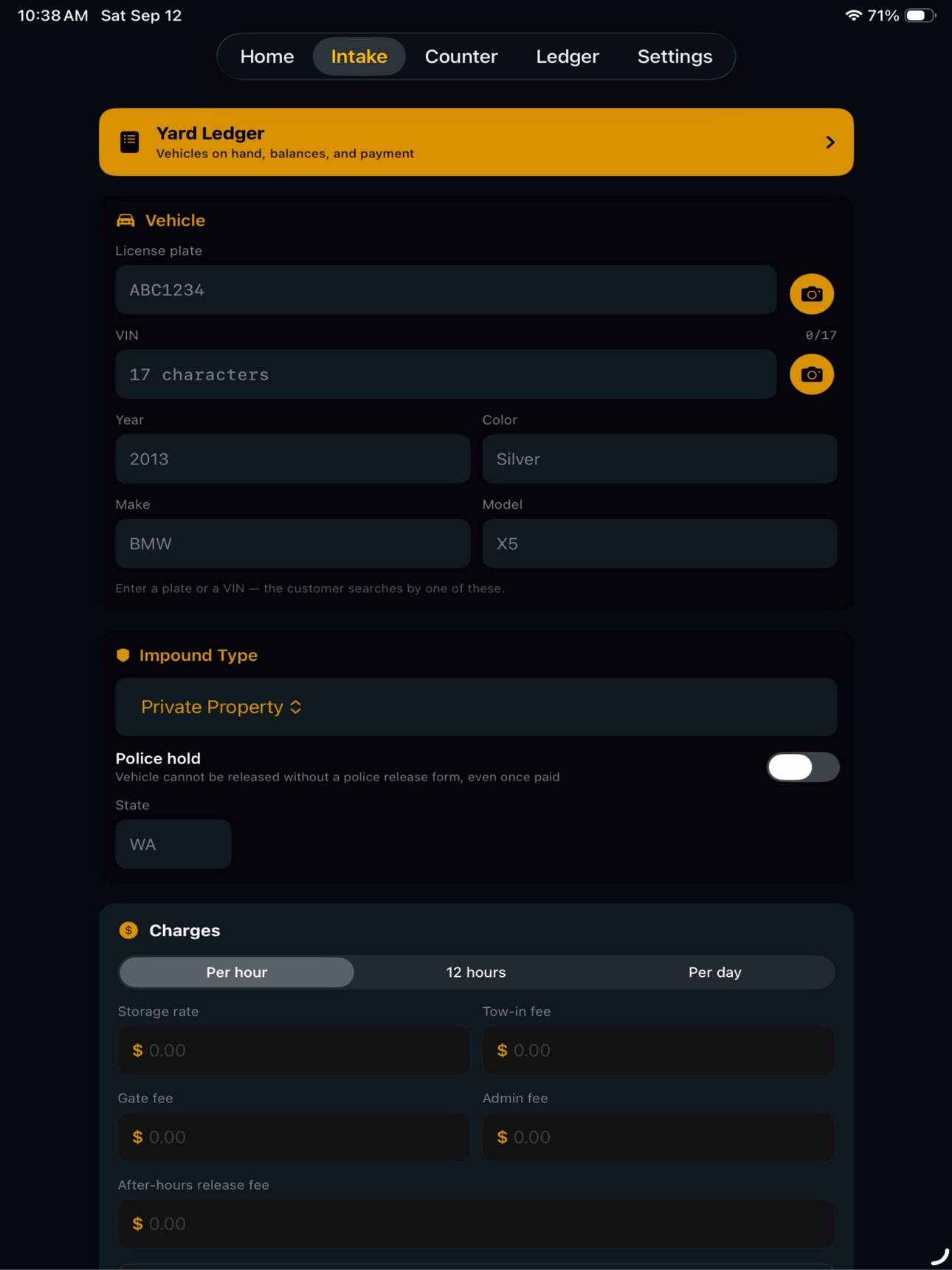 Screenshot 10 of TowFi Impound Portal