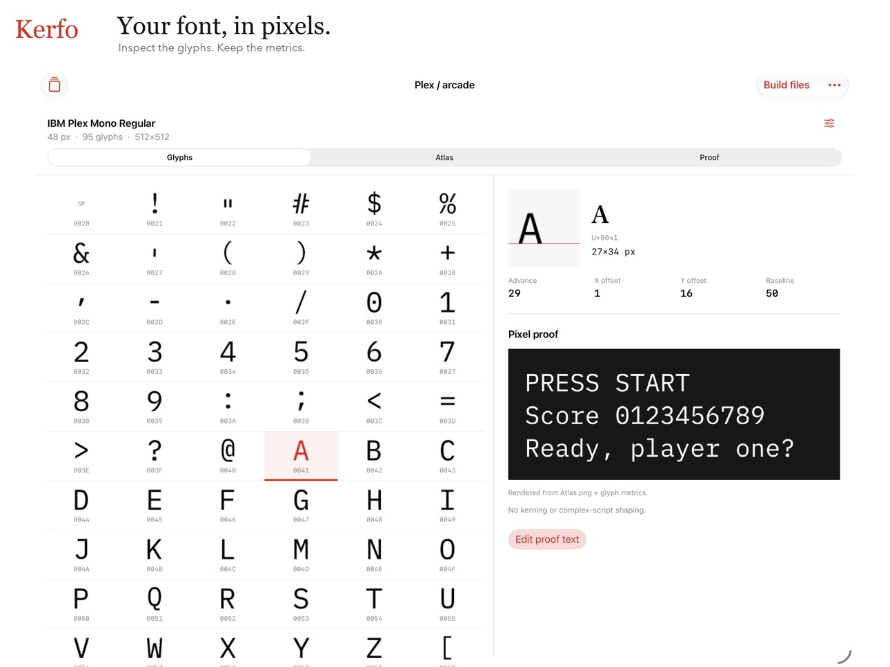 Screenshot 6 of Kerfo: Bitmap Font Maker