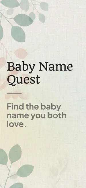 Baby Names: Couple Swipe App screenshot 1