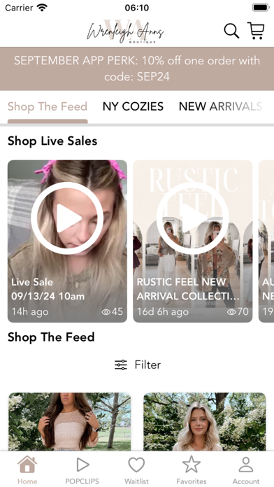 Shop Wrenleigh Anns Boutique Screenshot