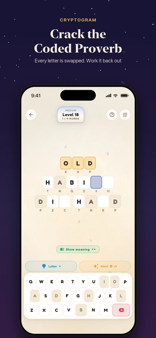 Offline Word Puzzles: 4 Modes screenshot 6