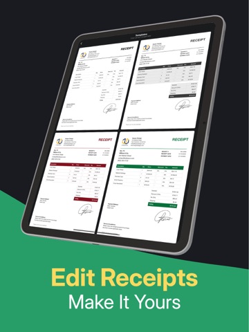 Receipt Maker - Generate Bills iPad screenshot