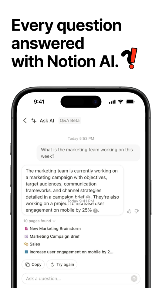 #3. Notion: Notes, Tasks, AI (iOS) Podle: Notion Labs, Incorporated