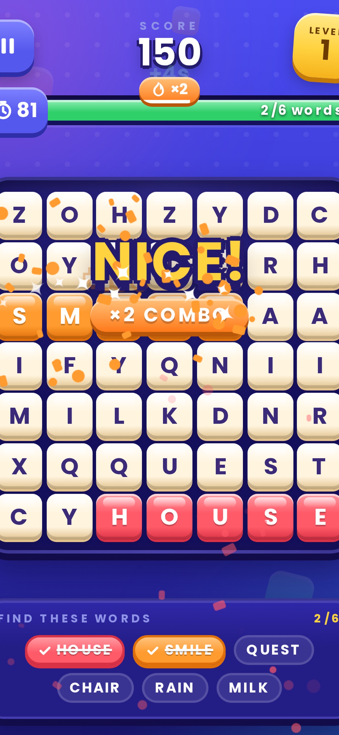 Screenshot 2 of Word Rush Puzzle