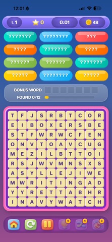 Wordally iPhone screenshot