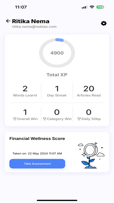 Nobias Finance Screenshot