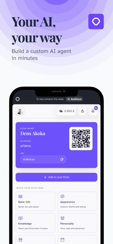 Echo AI iPhone screenshot