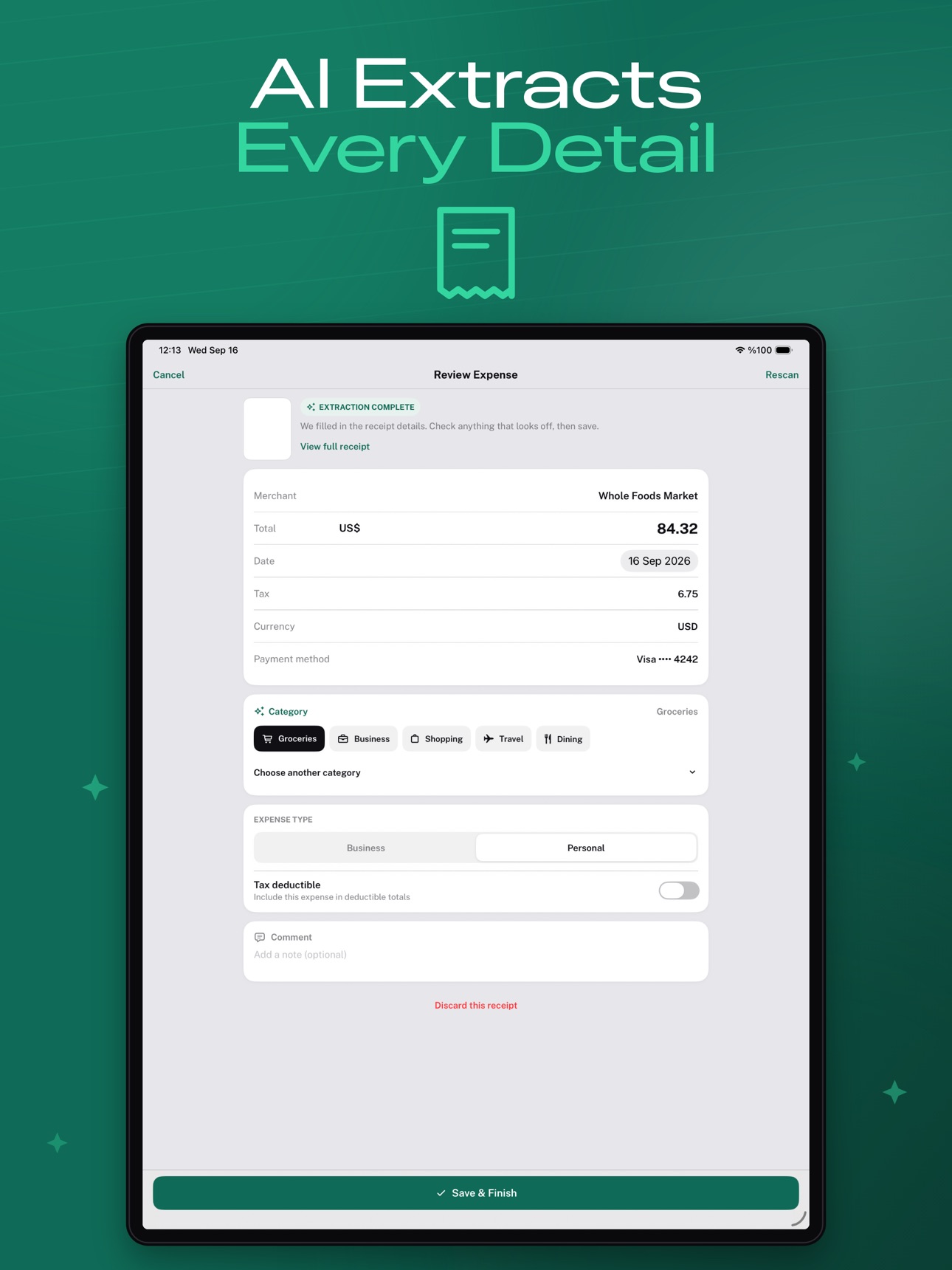 Screenshot 7 of Recibo - Receipt Tracker