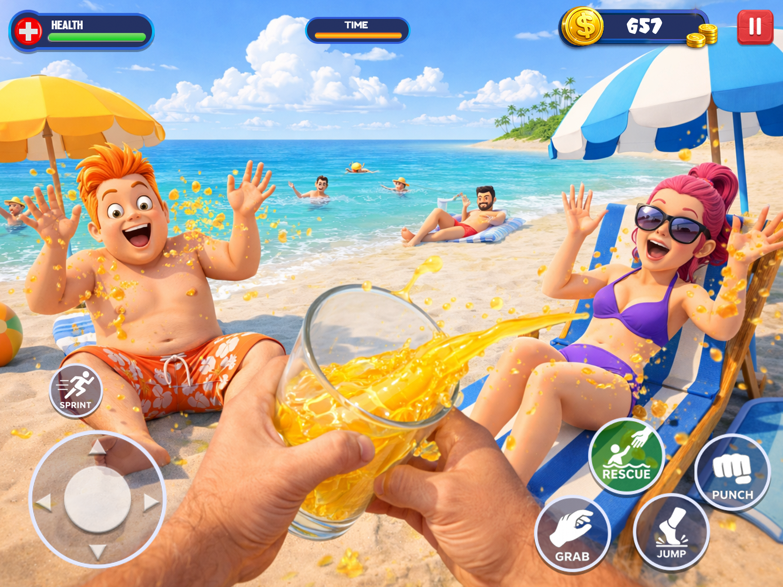 I Am Lifeguard : Security Game