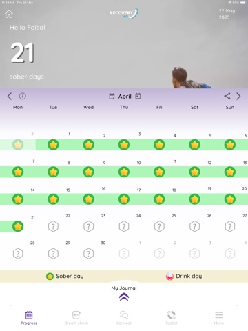 Recovery 360 iPad screenshot