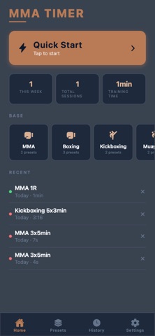 Boxing & MMA Timer screenshot