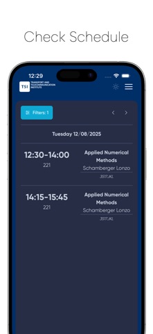 New TSI schedule Screenshot 6 of 6