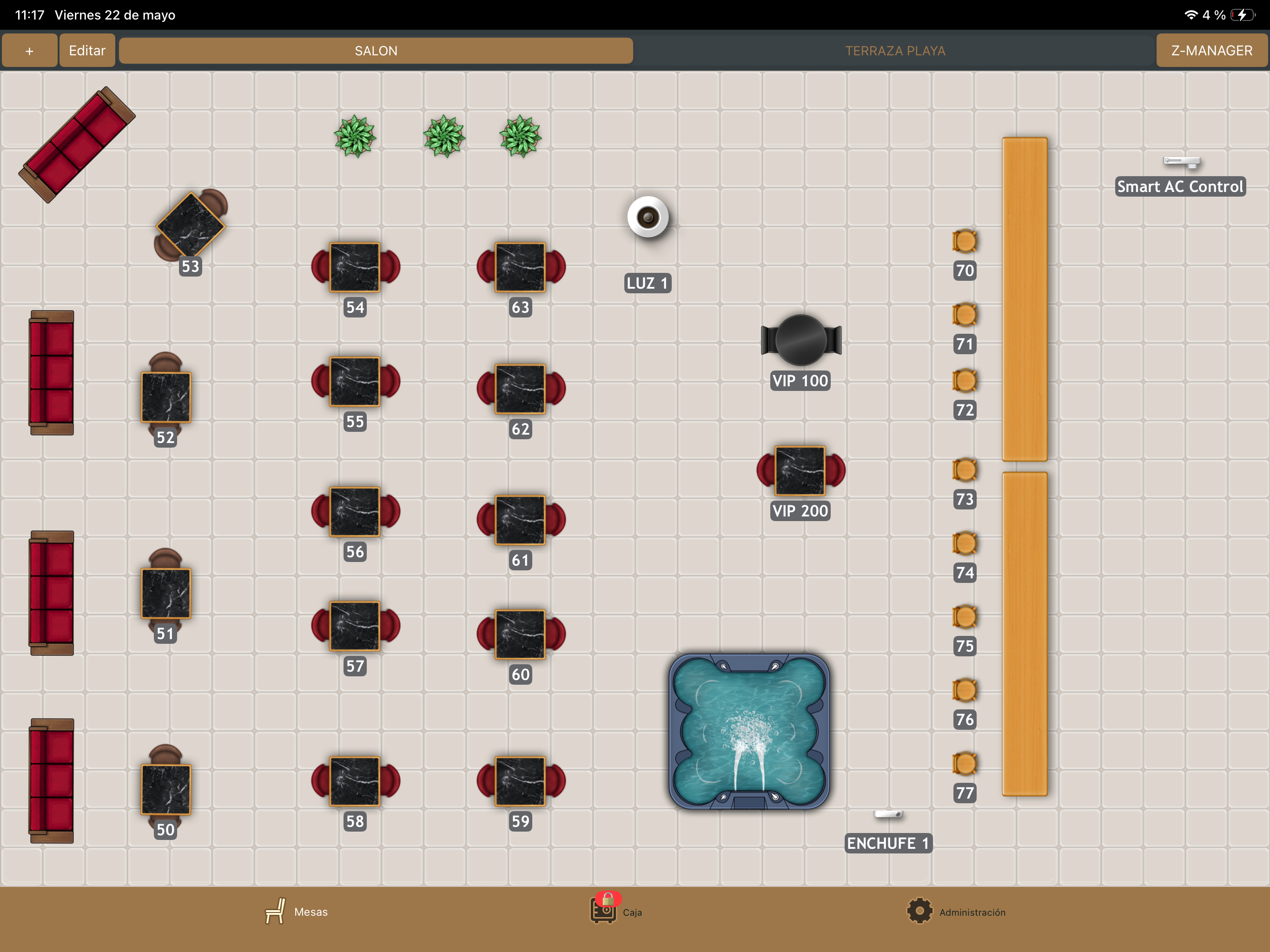 DL Bar POS screenshot 2