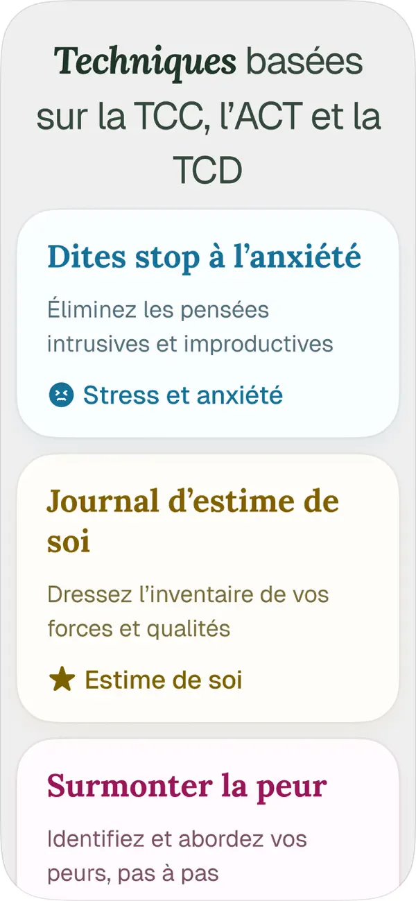 Screenshot #3 pour Elomia : Santé Mentale IA