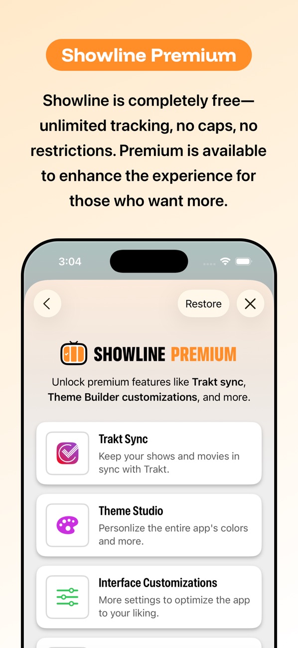 Showline: TV & Movie Tracker screenshot 5