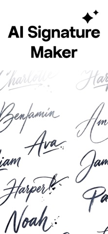AI Signature Maker - eSign AI iPhone screenshot