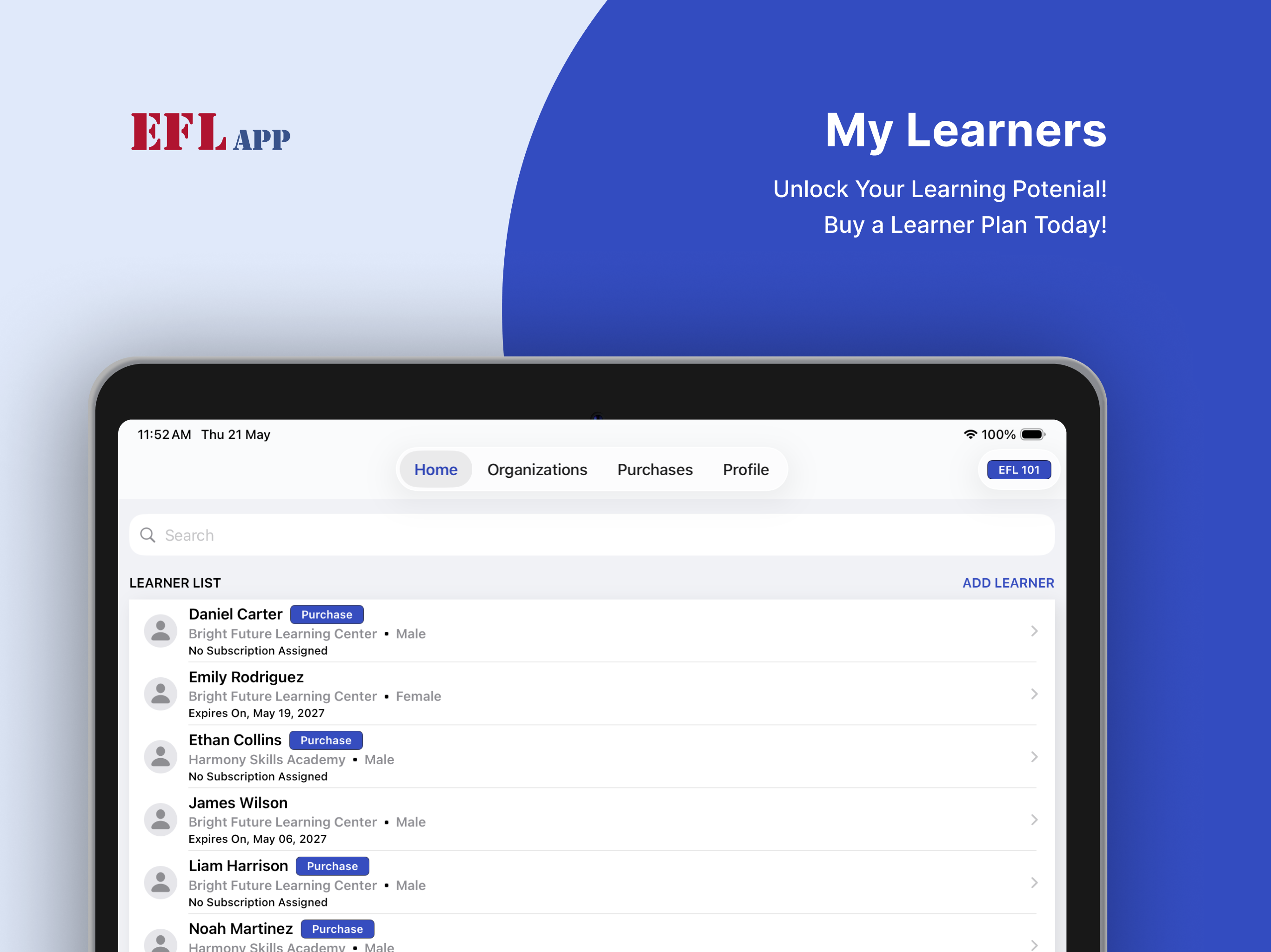 EFL App - Essential for Living