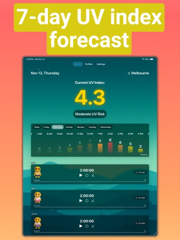 UV Index & Sun Timer ipad screenshot 4