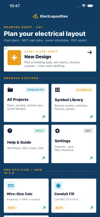 Electrical Layout Designer screenshot 1