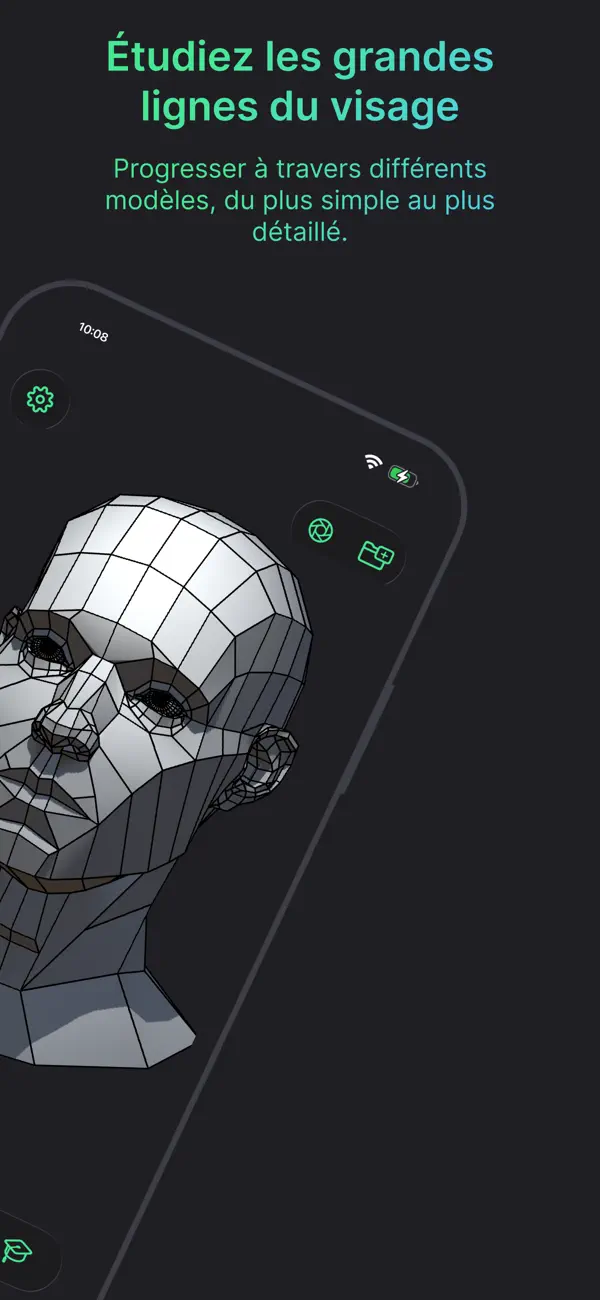 Screenshot #2 pour Head Model Studio - Art