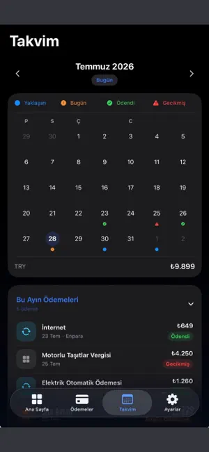 PayPilot: Ödeme Takibi screenshot 3