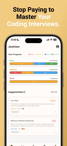 AlgoCards: Code Interview Prep Screenshot 1 of 5
