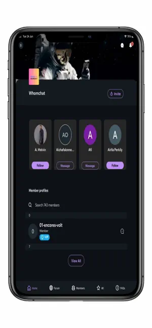 WhomChat screenshot 1