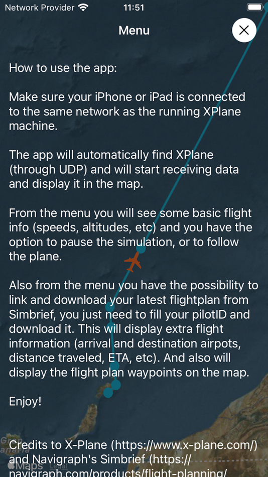 #1. X-Plane Map (iOS) Podle: Xavier Ramos Oliver