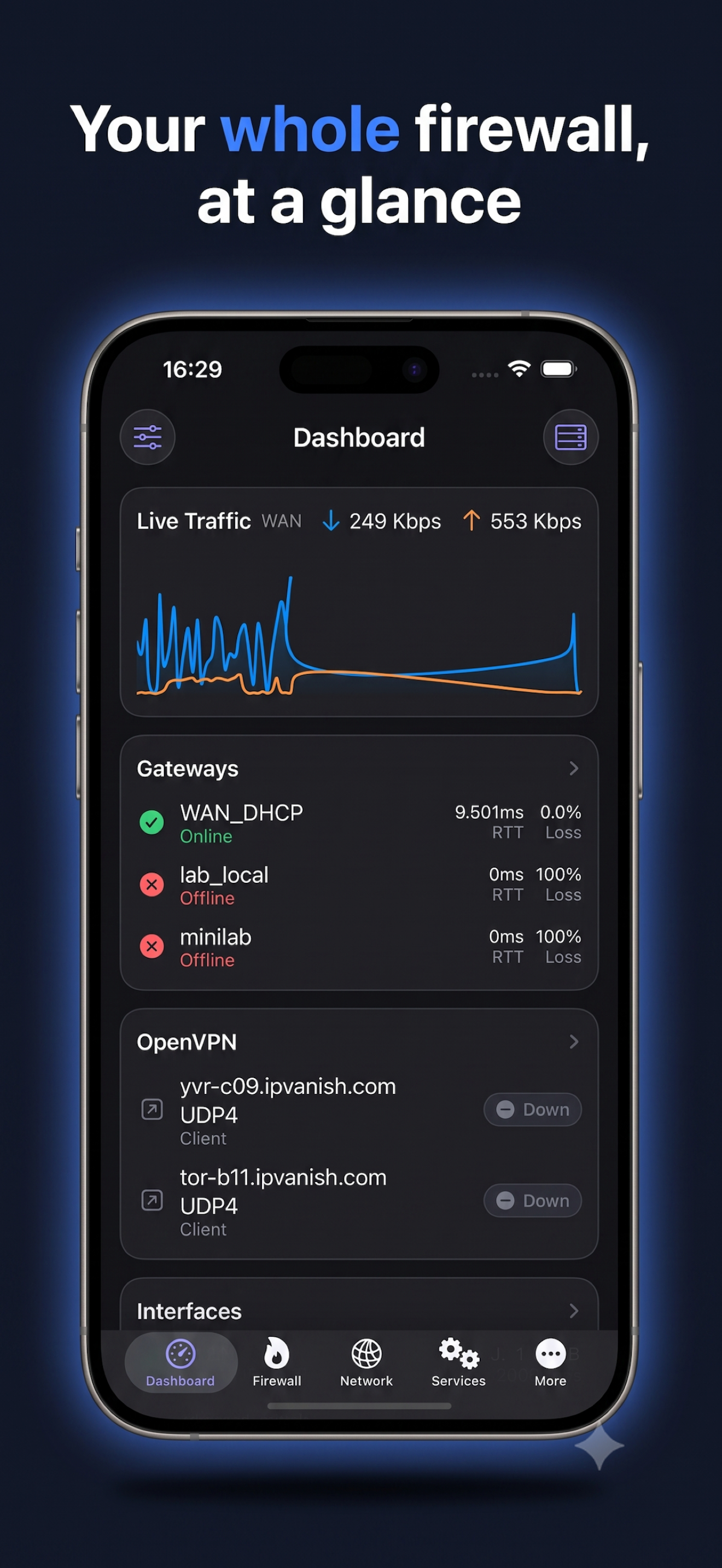 pfAdmin screenshot 2
