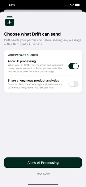 Drift AI Keyboard screenshot 2