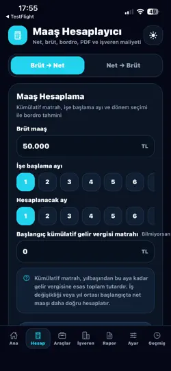 MAAŞ HESAPLAYICI iPhone Ekran Görüntüsü 4
