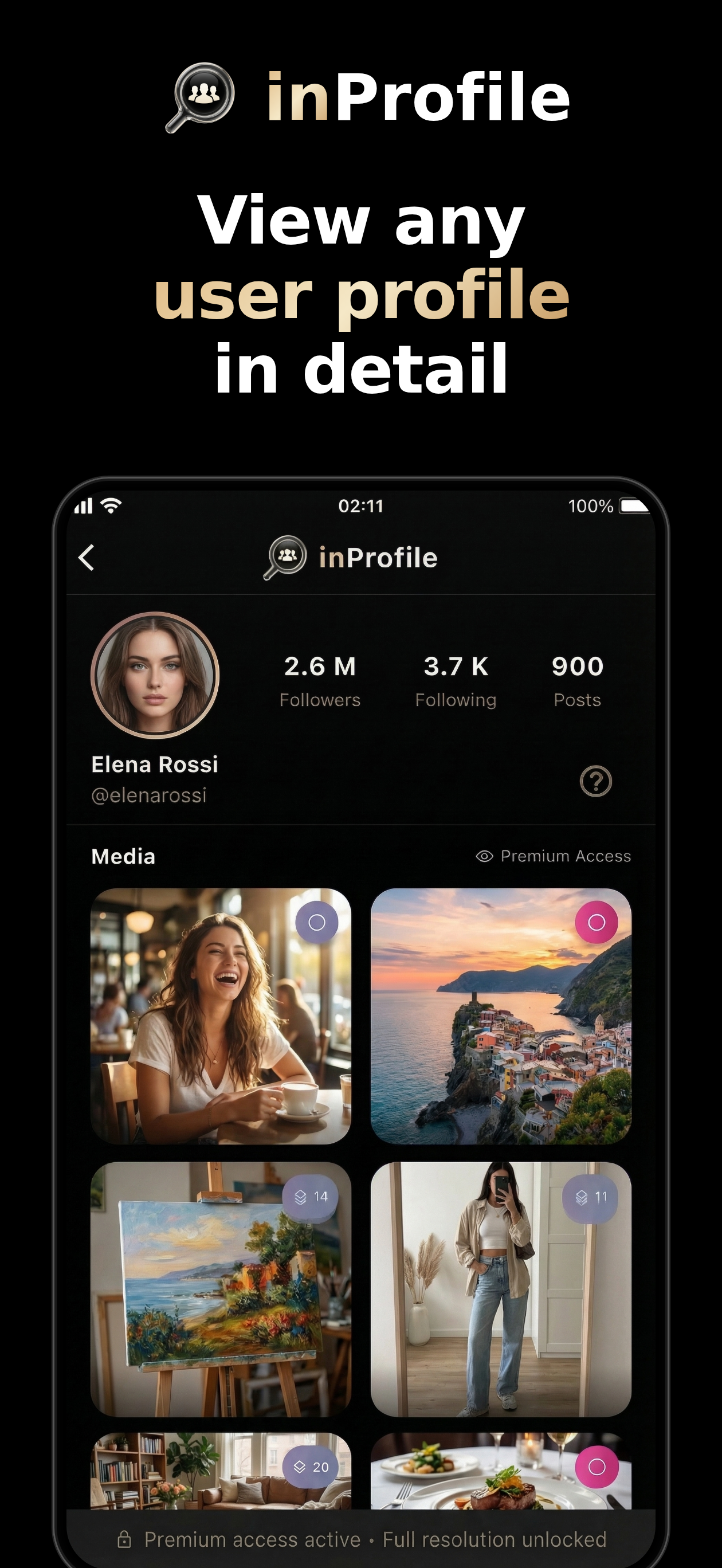 inProfile: Unfollower Reports