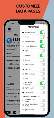 StraboField iPhone screenshot