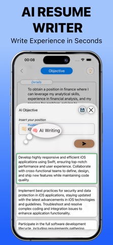 Make Resume - AI CV Editor Screenshot 2 of 7