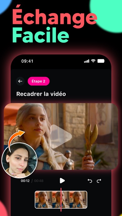 Screenshot #1 pour FaceSwap:Video AI DeepFake