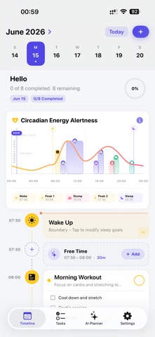 Kahya : AI Daily Planner iPhone screenshot