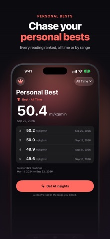 VO2 max Hero - AI Tracker Screenshot 3 of 5