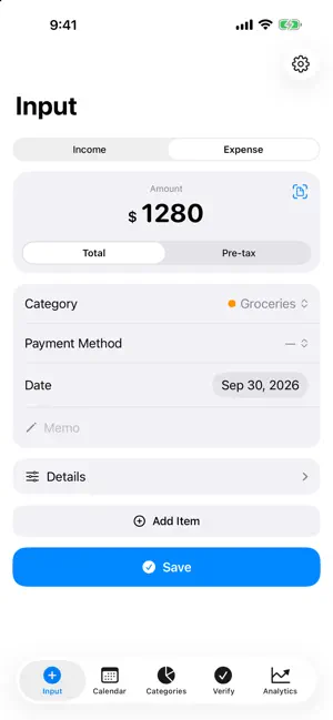 Budget Book - Track Spending screenshot 1