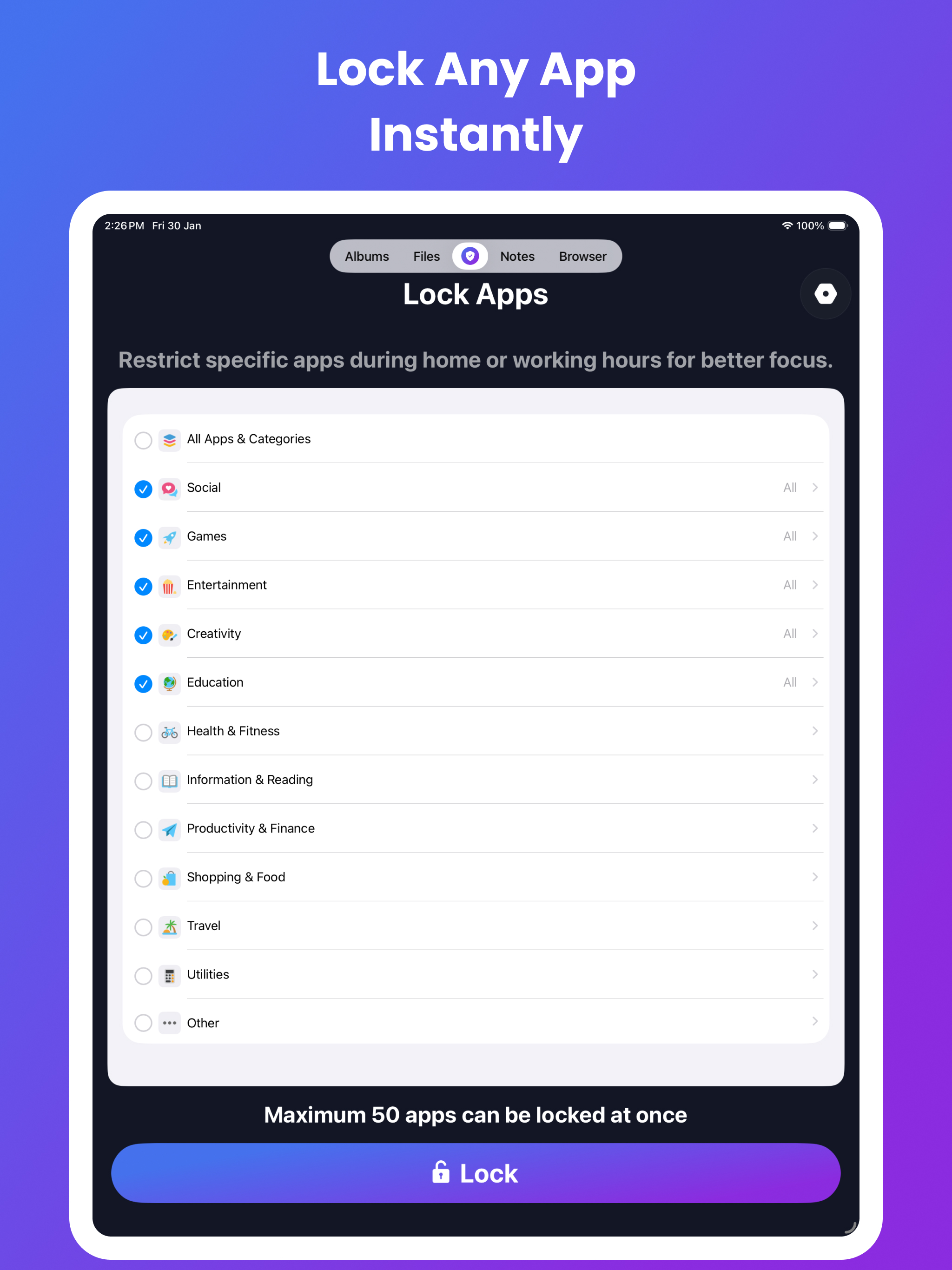 App Lock Secret Vault