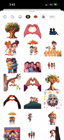 Friendship Forever Stickers iPhone screenshot