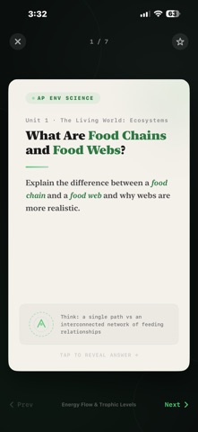 AP Environmental Science Quiz iPhone screenshot