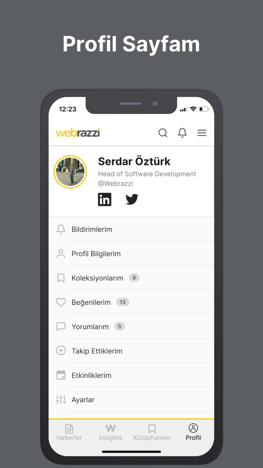 #8. Webrazzi (iOS) By: Webrazzi